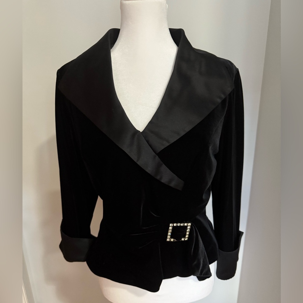 Special Occasion Xscape  Black Blouse Size 14